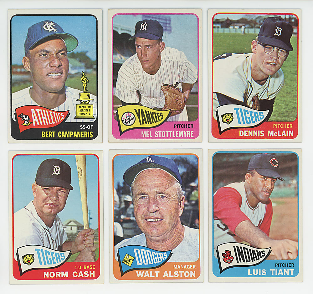 1965 Topps High-Grade Starter Set (221/598) with Stars