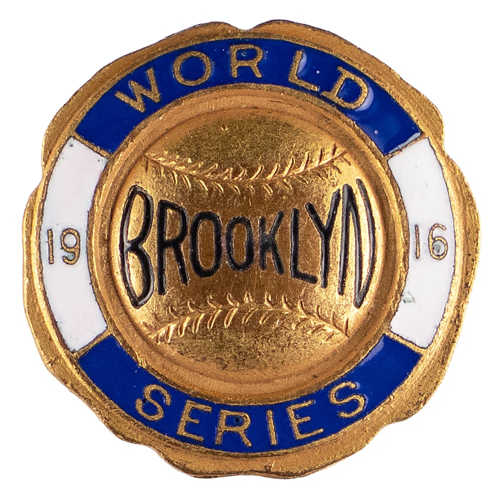 Remarkable 1916 Brooklyn Robins (Dodgers) World Series Press Pin