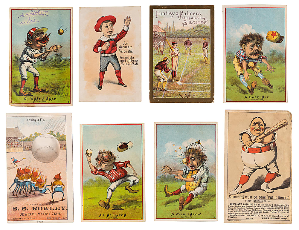 Nineteenth Century Baseball Trade Card Collection (16)