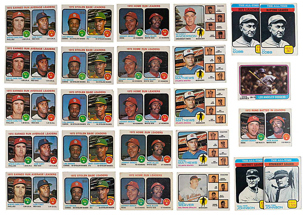 1973 & 1974 Topps Singles Hoard (4,500+) with (175+) Hall of Famers