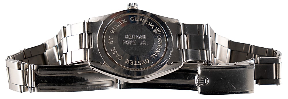 Only Known 1973 Cotton Bowl Player Rolex/Tudor Watch - Presented to Alabama Lineman Buddy Pope