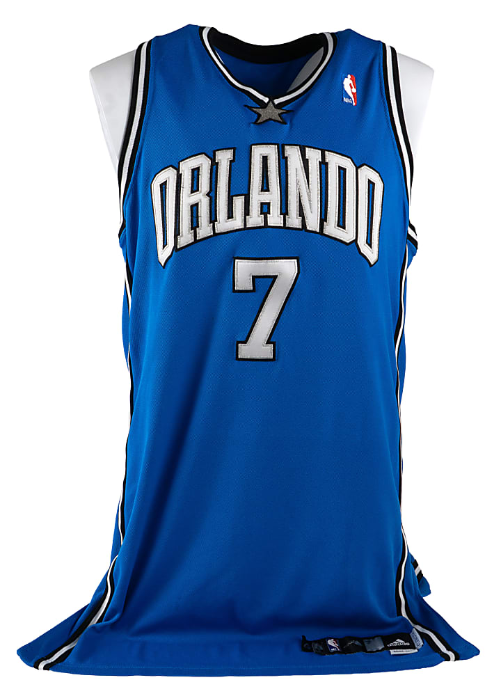 JJ Redick Signed 2006-2007 Orlando Magic Game-Used  Rookie Season Road Jersey - JSA COA