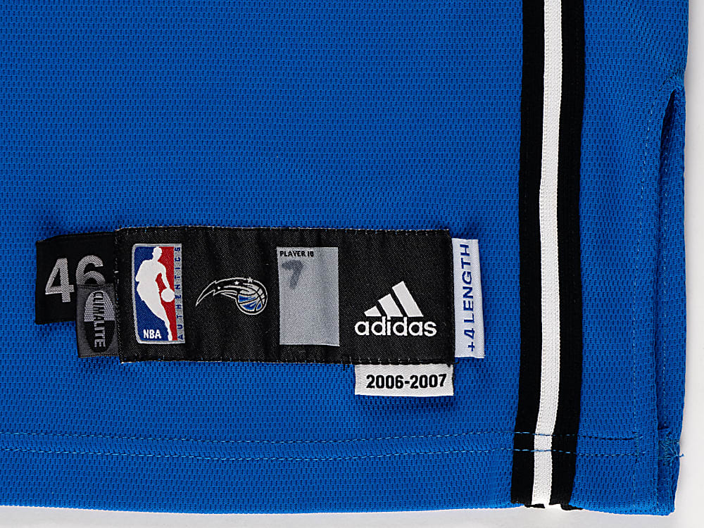 JJ Redick Signed 2006-2007 Orlando Magic Game-Used  Rookie Season Road Jersey - JSA COA
