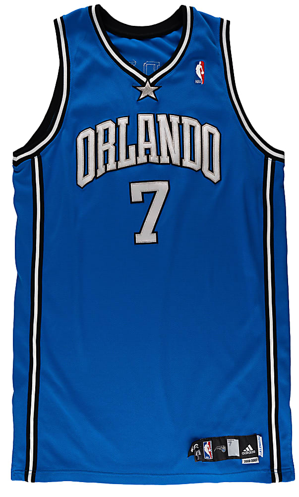 JJ Redick Signed 2006-2007 Orlando Magic Game-Used  Rookie Season Road Jersey - JSA COA