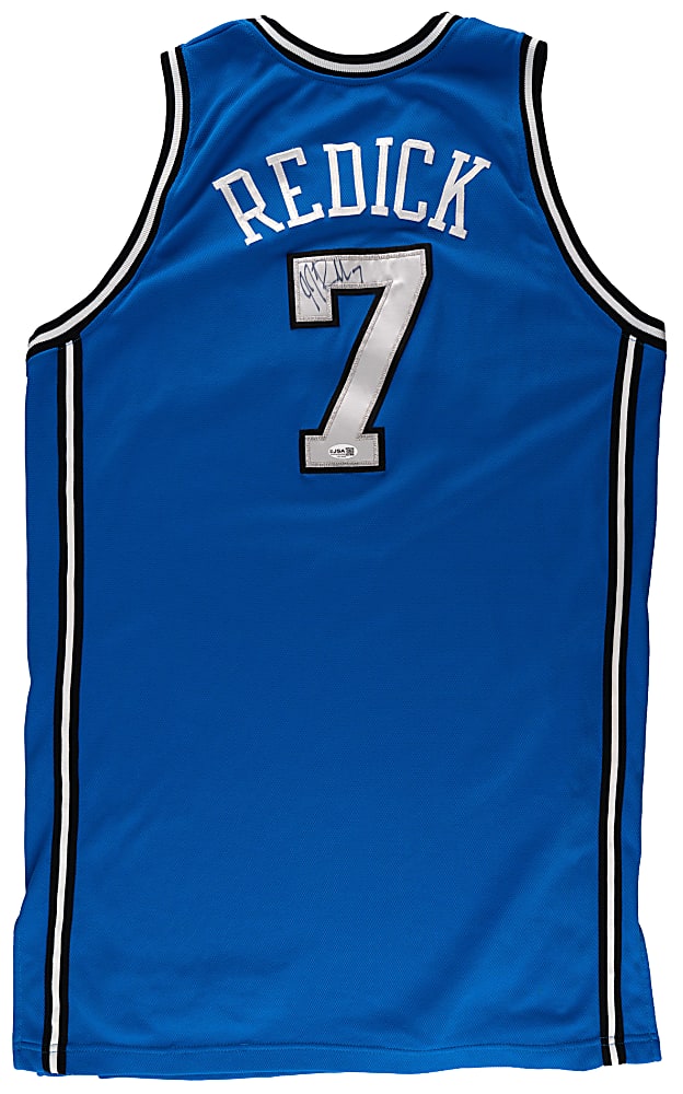JJ Redick Signed 2006-2007 Orlando Magic Game-Used  Rookie Season Road Jersey - JSA COA