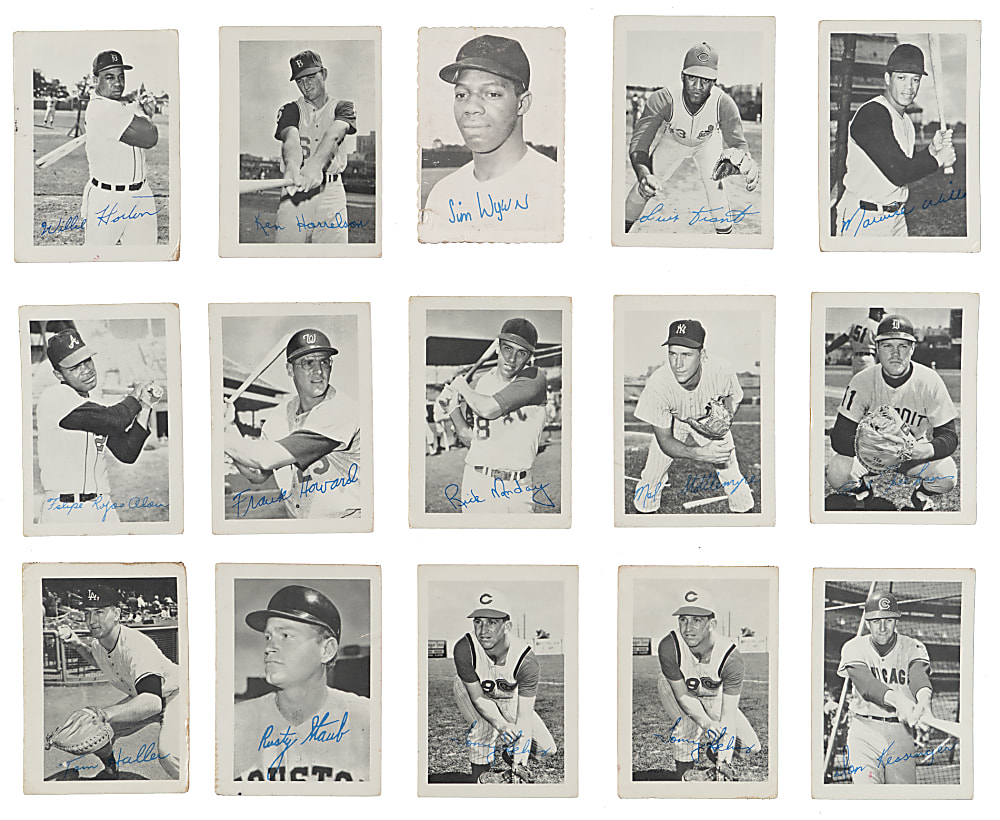 1969 Topps Deckle Edge Collection (30) with (24) Square Corner Proofs Including Roberto Clemente &  Pete Rose