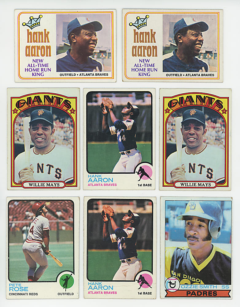1954-1990s Shoebox Collection (2,275+) with (195+) Hall of Famers
