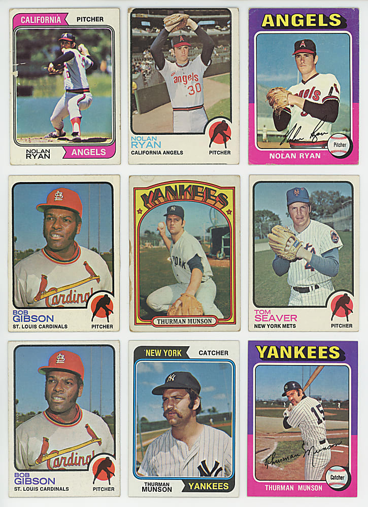 1954-1990s Shoebox Collection (2,275+) with (195+) Hall of Famers