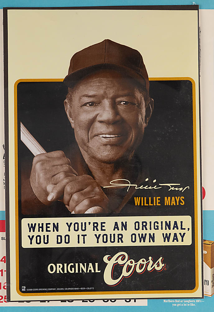 1950s-1990s Willie Mays Advertisement/Endorsement Collection with Coors Light, Alaga, McGregor & More