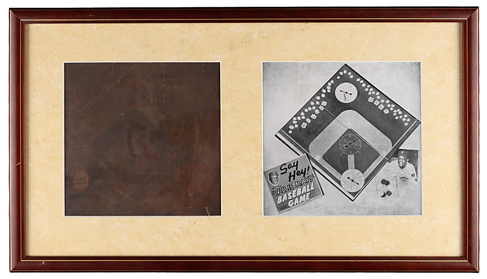 1950s-1980s Willie Mays Printing Plate/Photograph Negative/Animation Cel Collection (10)