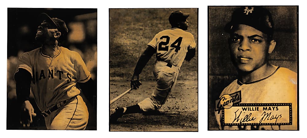 1950s-1980s Willie Mays Printing Plate/Photograph Negative/Animation Cel Collection (10)
