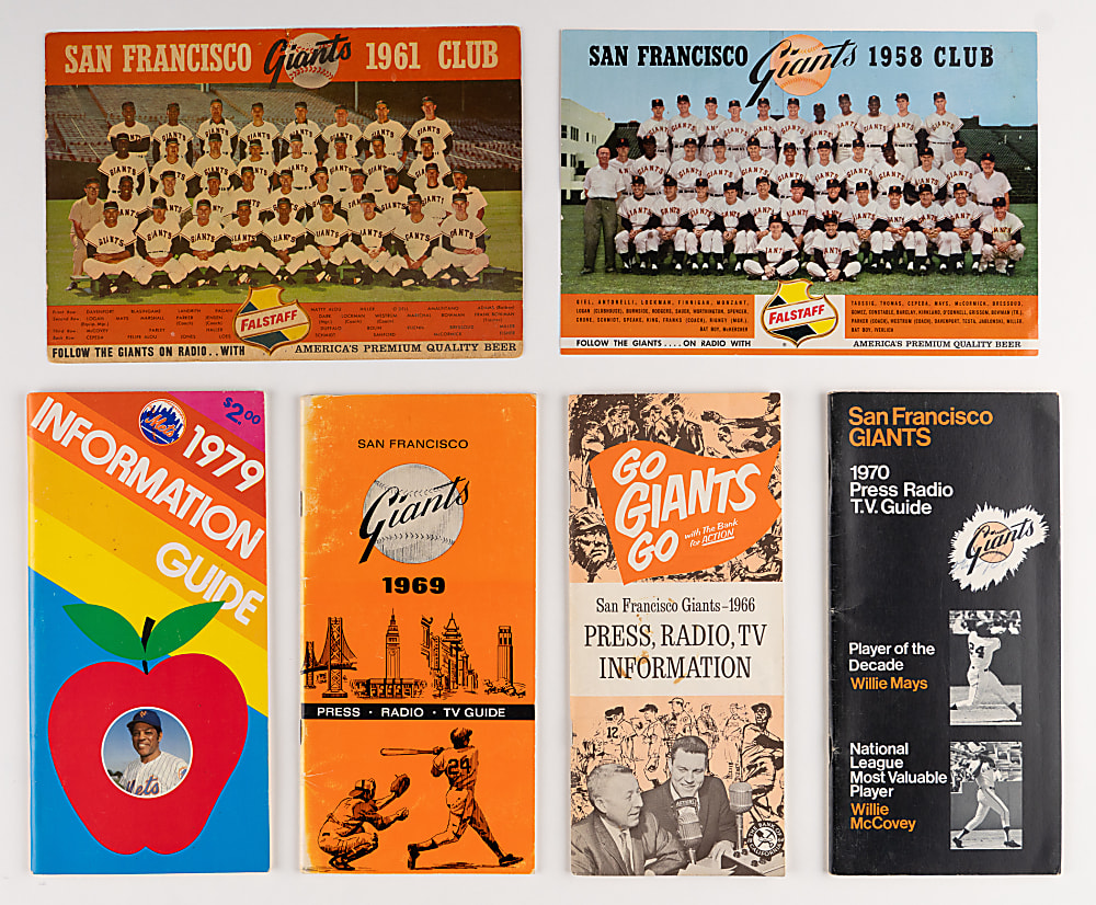 1952-1979 Willie Mays/San Francisco Giants Ephemera Collection