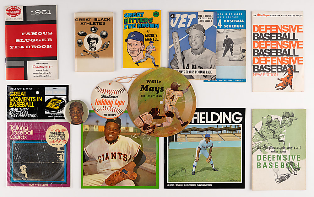 1950s-Modern Willie Mays Memorabilia Treasure Chest Hoard (400+) - Loaded!