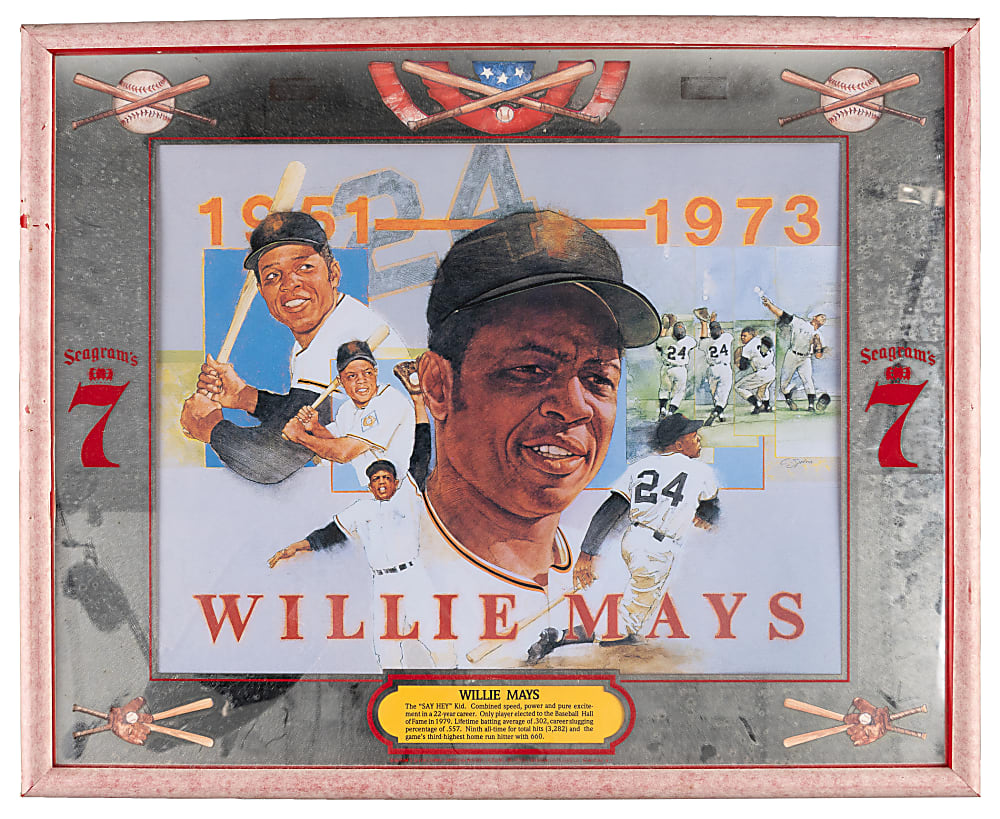 1970s-1990s Willie Mays Display Collection (21) with (2) Signed & Several Oversized