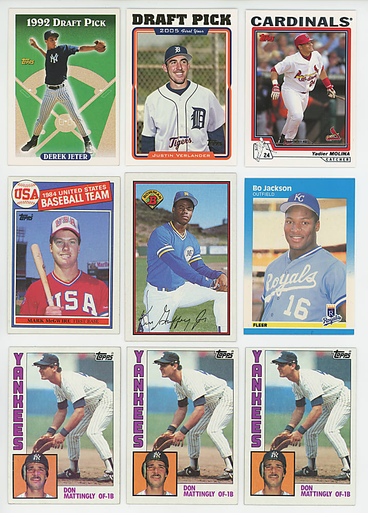 1982-2005 Hall of Fame & Superstar Rookie Collection (84) with Griffey Jr., M. Rivera & I. Suzuki