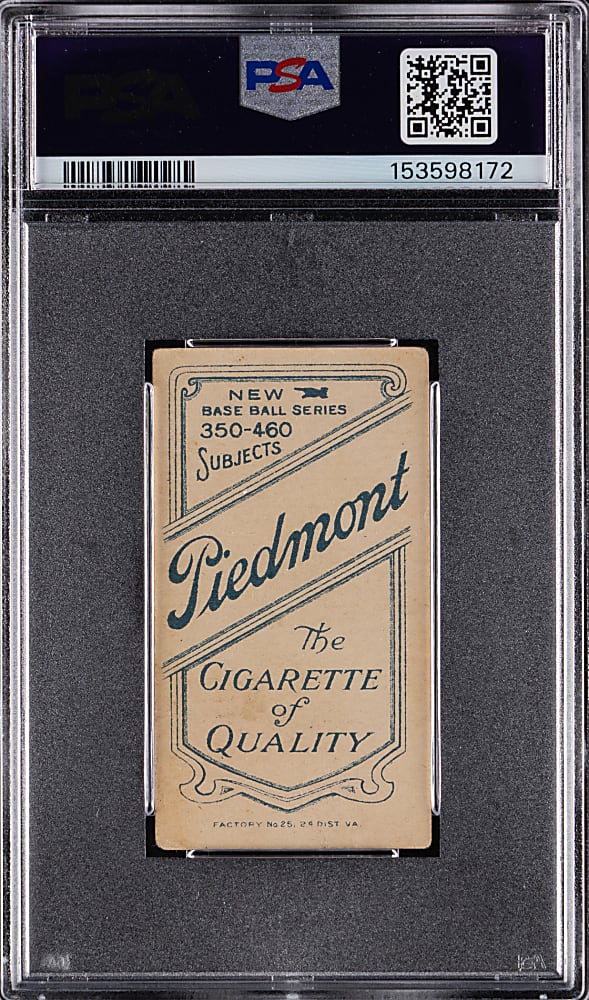 1909-1911 T206 White Border Walter Johnson Hands at Chest PSA GOOD 2