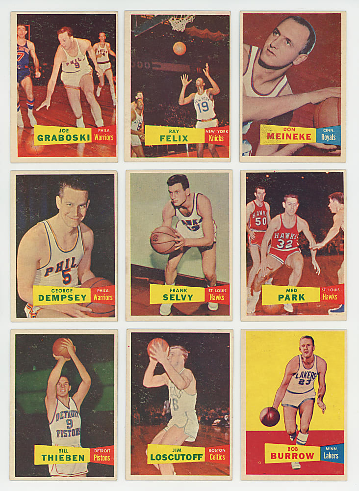 1957-1958 Topps Basketball Collection (41)