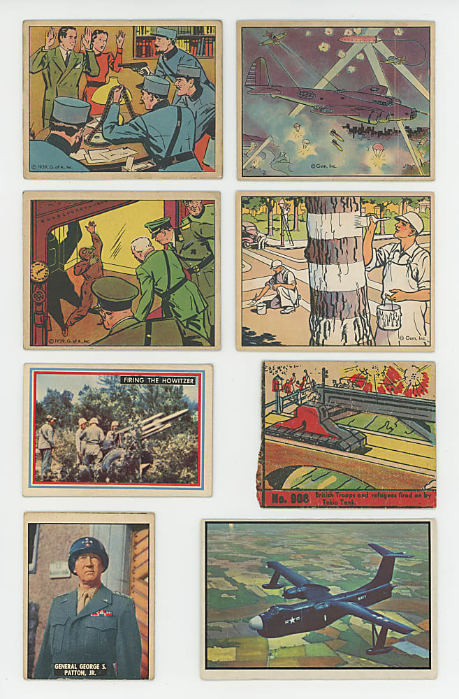1936-1962 Military & War Themed Collection (470) with Complete/Partial Sets Including Horrors of War & Uncle Sam