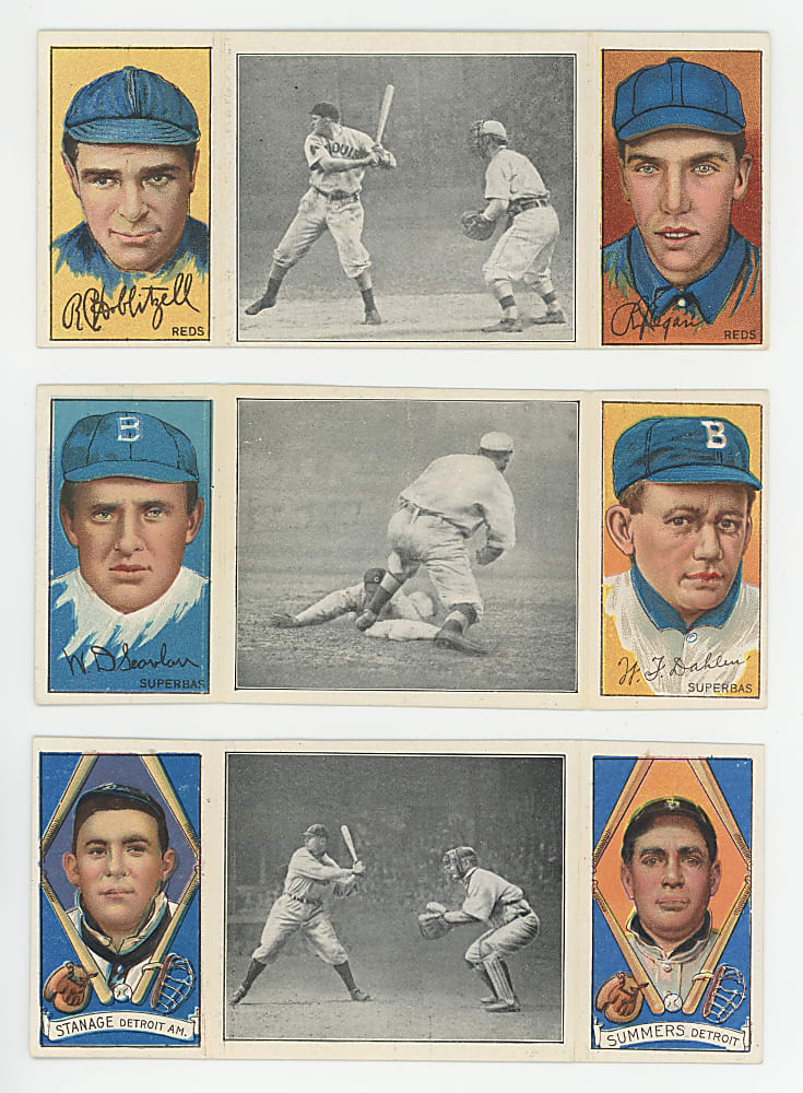 1912 T202 Hassan Triple Folders Starter Set (31) with (4) Hall of Famers