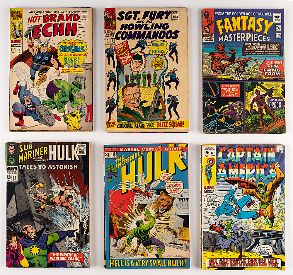 1960s-1990s Marvel Comic Book Collection (61) with Daredevil #16 & Journey Into Mystery Annual #1