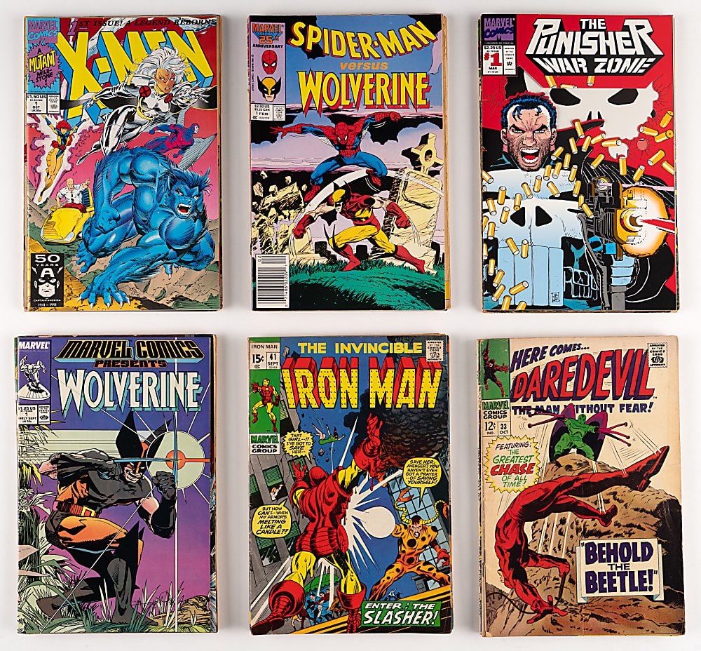 1960s-1990s Marvel Comic Book Collection (61) with Daredevil #16 & Journey Into Mystery Annual #1