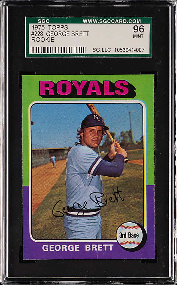 1975 Topps #228 George Brett Rookie SGC MINT 9
