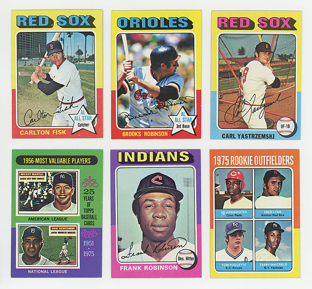 1975 Topps Regular & Mini Collection (975+) with (140+) Hall of Famers