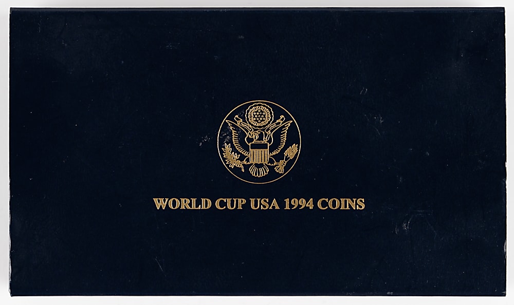 1994 World Cup USA Commemorative $5 Gold Proof Coin in Presentaqtion Case