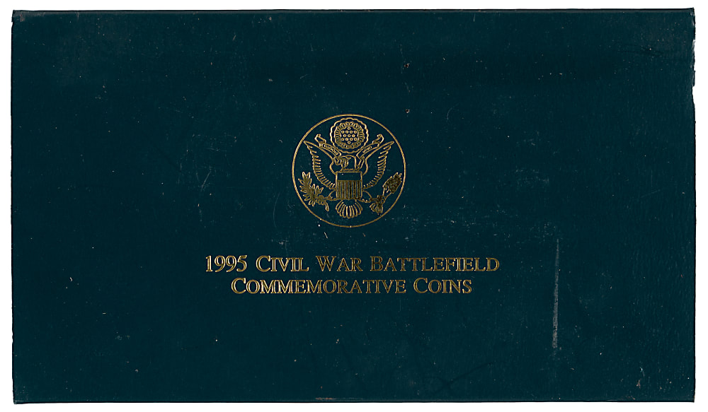 1995 Civil War Battlefield Commemorative $5 Gold Proof Coin in Presentation Case