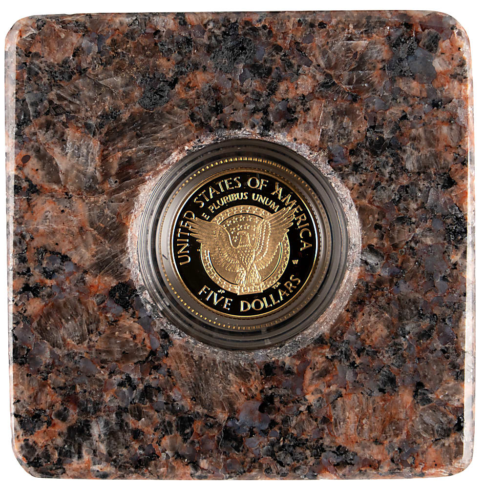 1997 Franklin Roosevelt Commemorative $5 Gold Proof Coin in Presentation Case