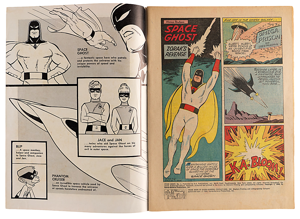 1967 Gold Key Space Ghost #1 First Space Ghost Comic Book