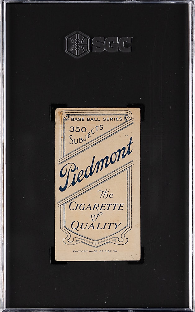 1909-1911 T206 White Border Ed Cicotte SGC VG+ 3.5