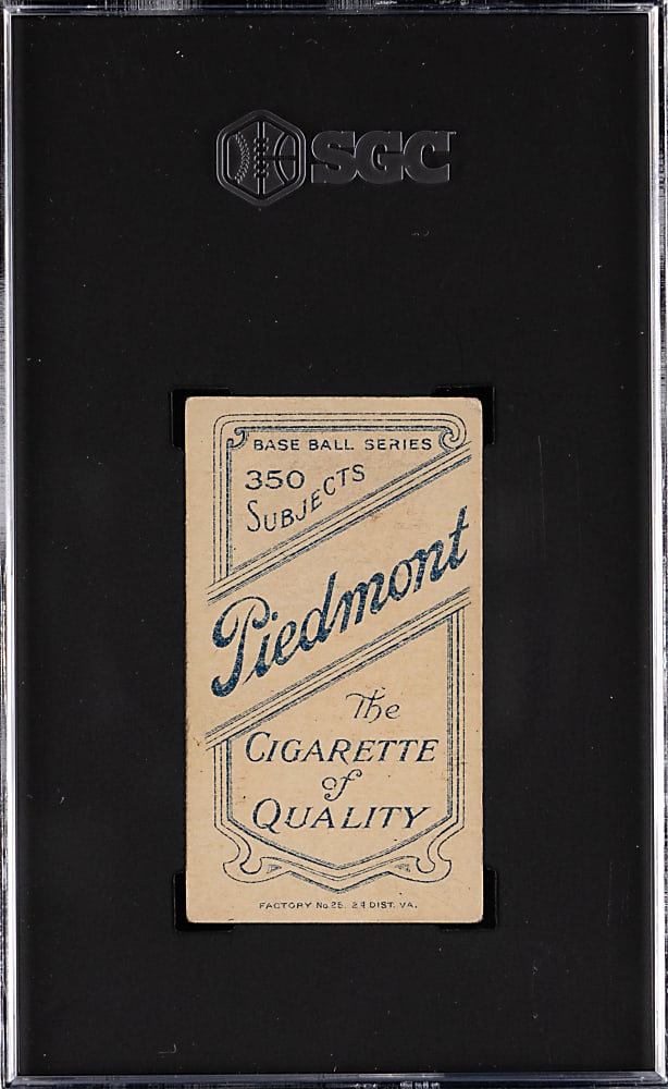 1909-1911 T206 White Border Hub Perdue Southern Leaguer SGC VG/EX+ 4.5
