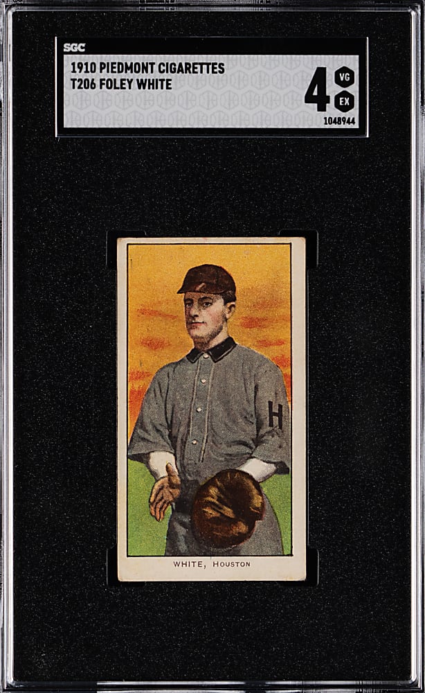 1909-1911 T206 White Border Foley White Southern Leaguer SGC VG/EX 4