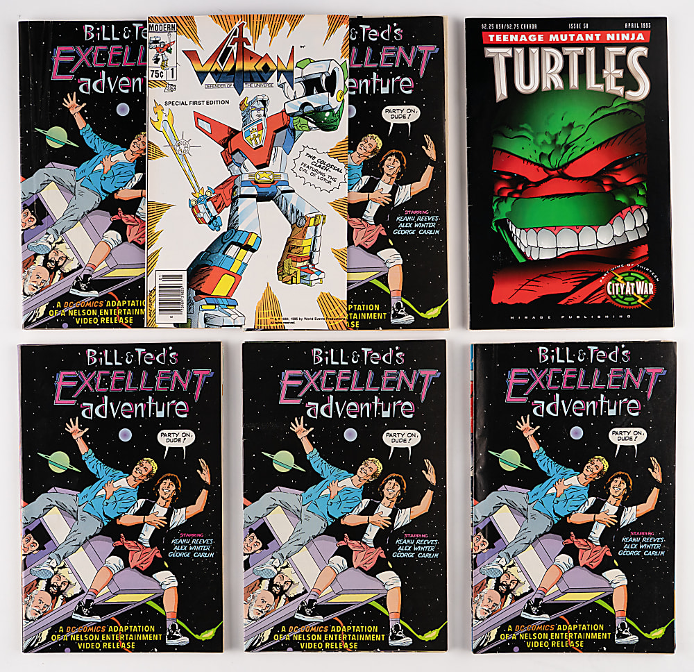 1990s Comic Book Treasure Chest Bundle (42) with (4) Voltron #1 & Masters of the Universe #1
