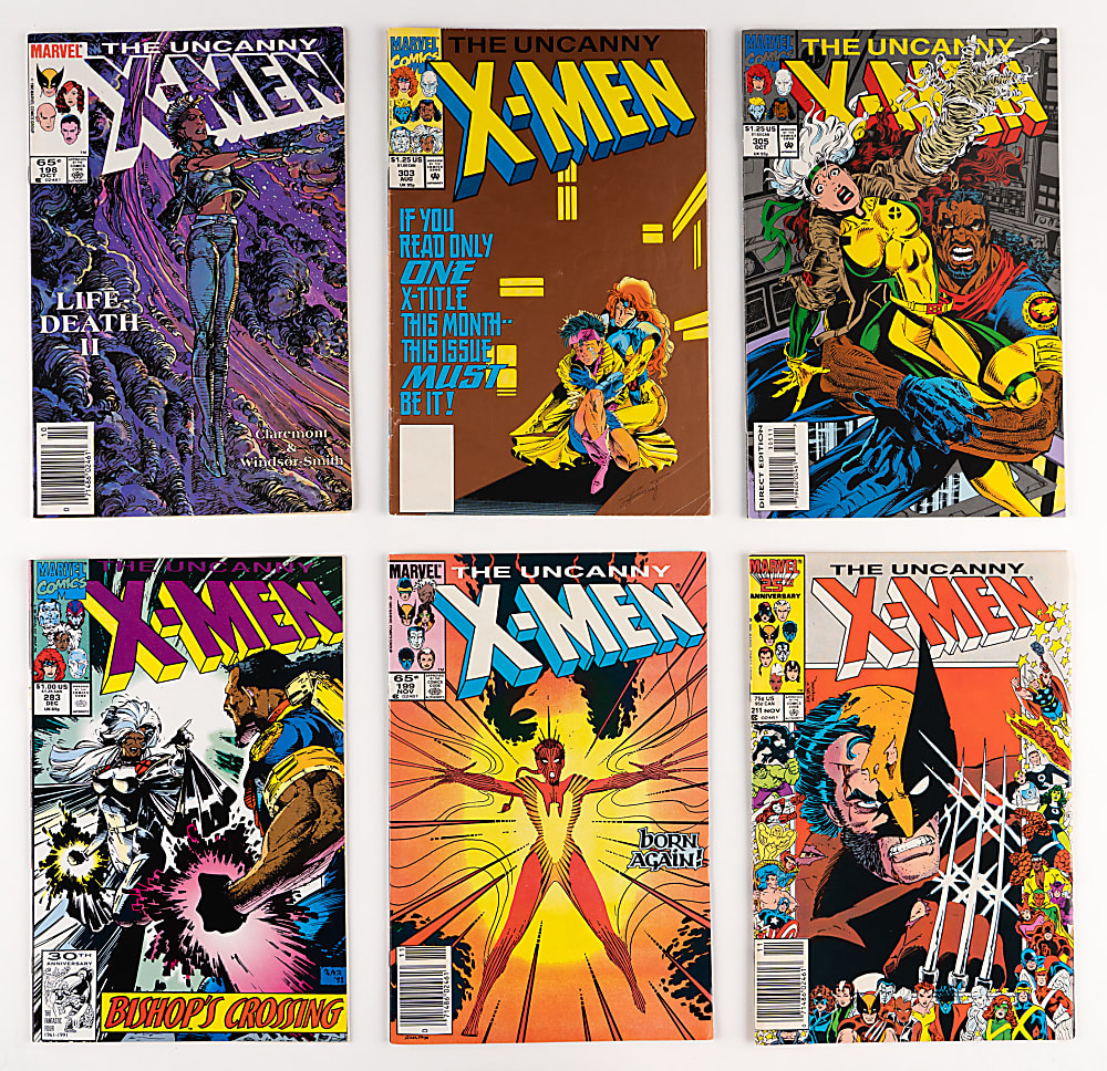 1980s-1990s Marvel X-Men Related Comic Book Bundle (113) with First Series Issues