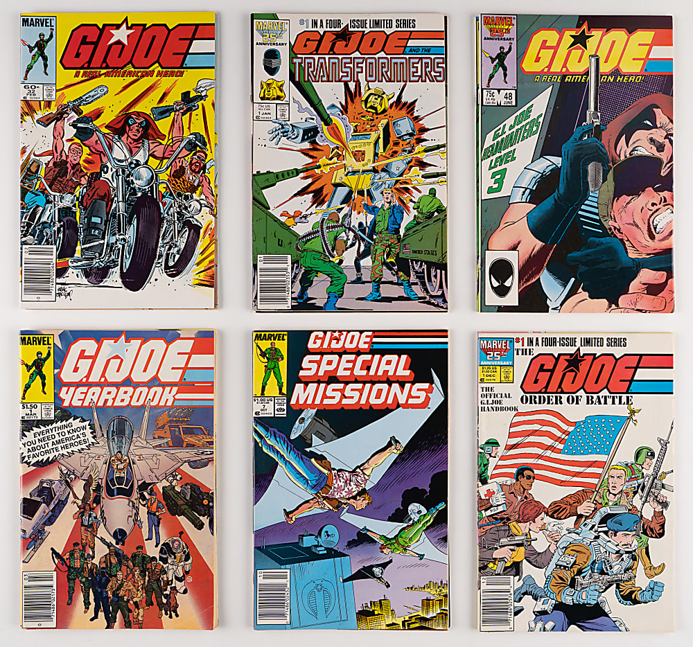 1980s Marvel Comics G.I. Joe & Transformers Collection (75+)
