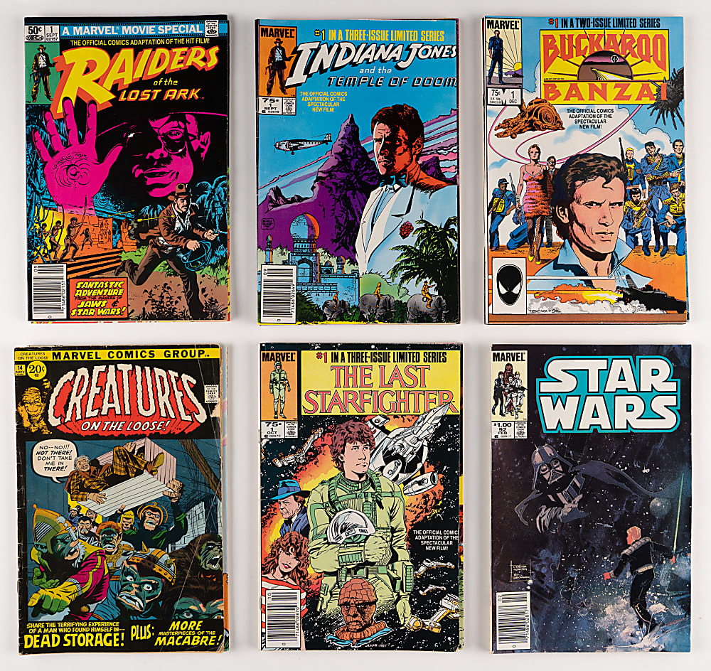 1970s-1980s Marvel Science Fiction/Fantasy Comic Book Collection (98) with Star Wars & Indiana Jones