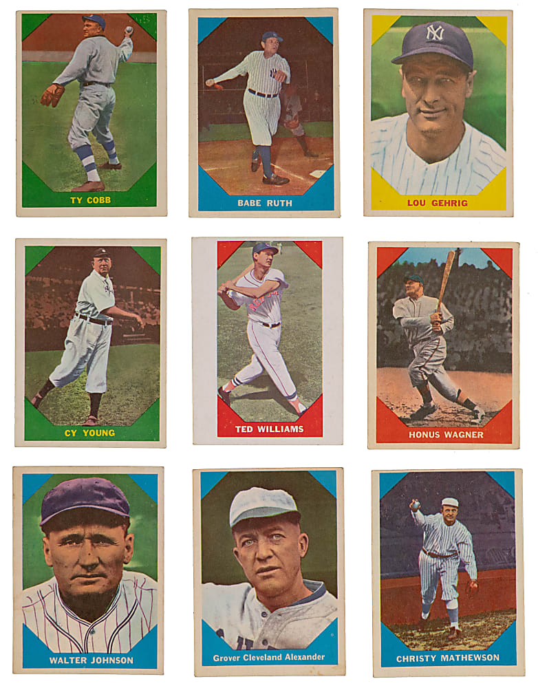 1960 Fleer Greats Complete Set (79)