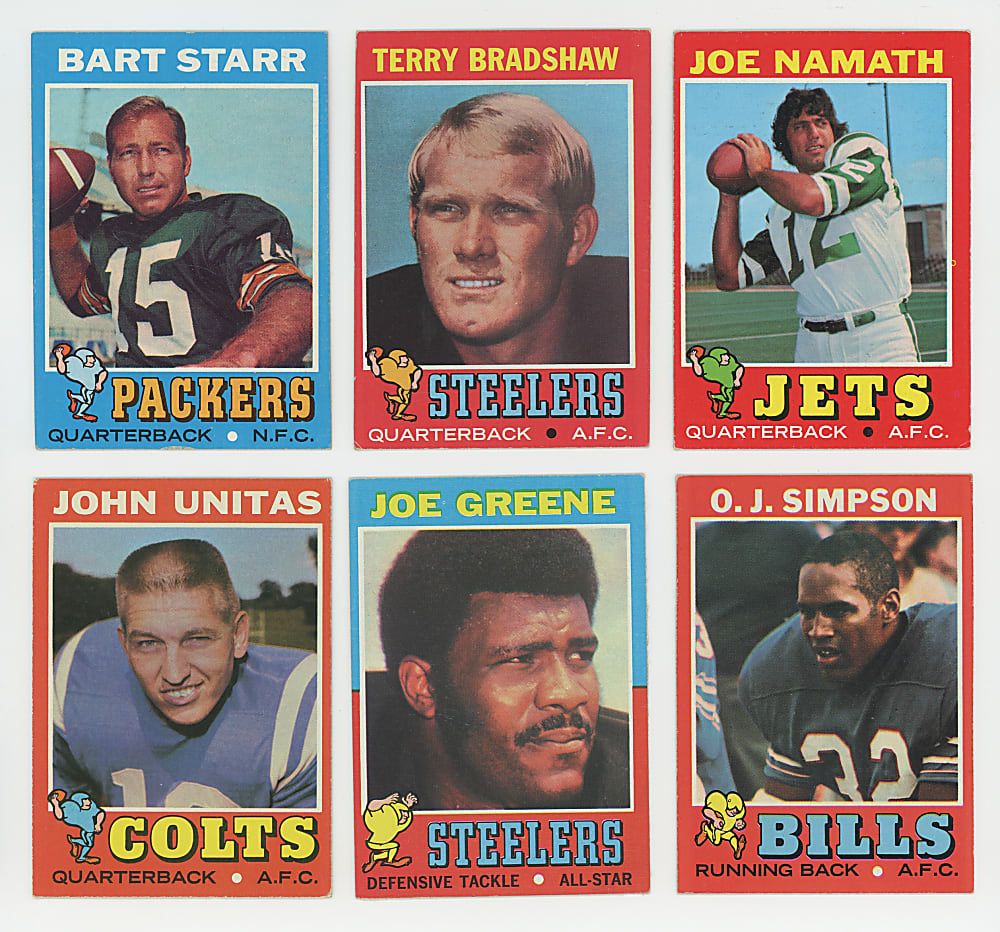 1971 Topps Football Complete Set (263)