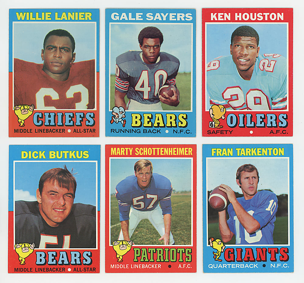 1971 Topps Football Complete Set (263)