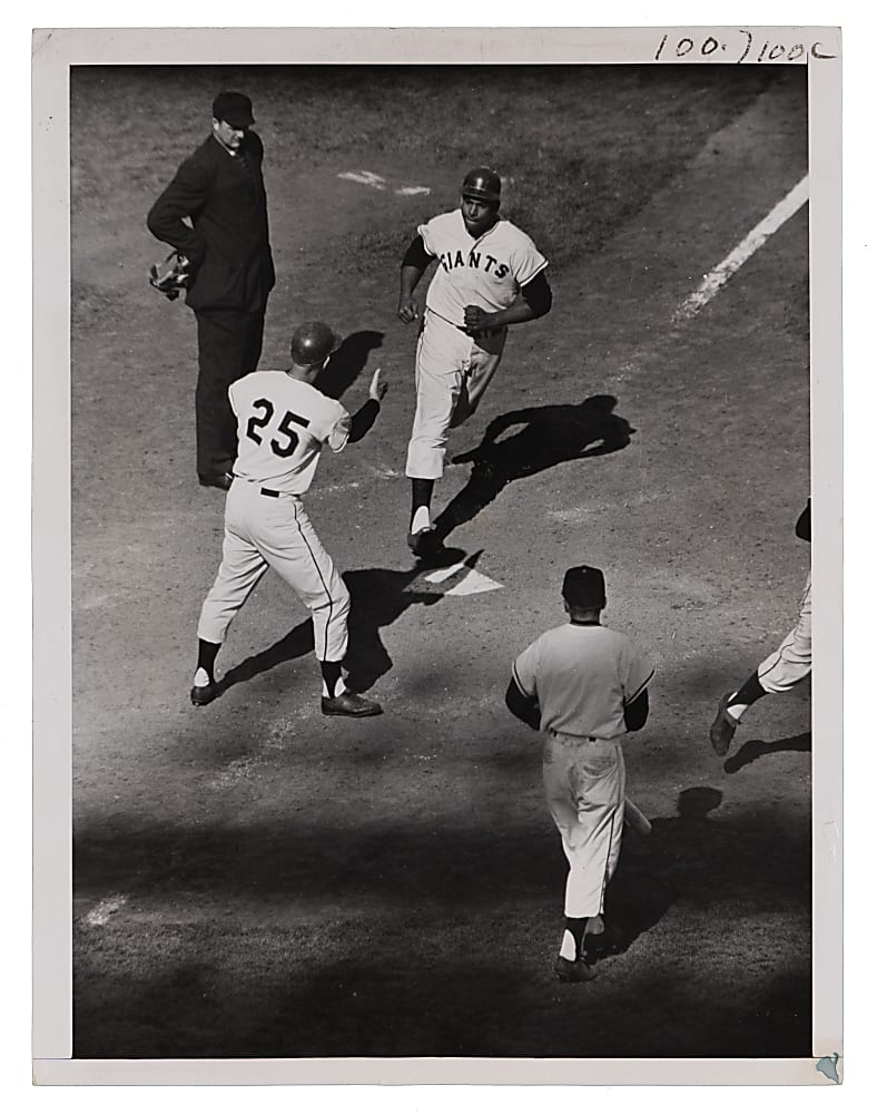 1958 Orlando Cepeda Rookie Year Type I Original News Service Photo - PSA Full LOA