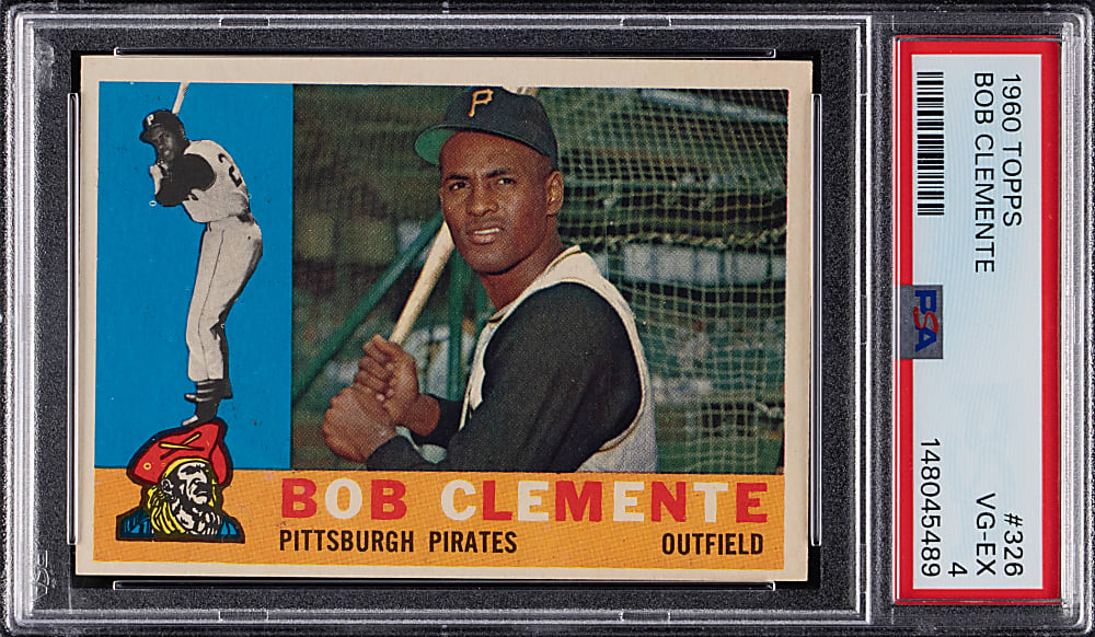 1960-1975 Topps Hall of Fame PSA Graded Group (6) with Aaron, Clemente & Seaver