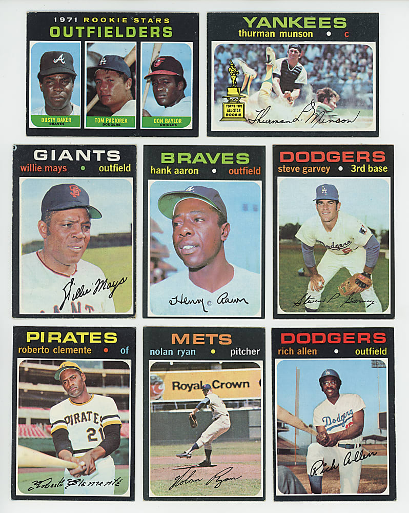 1971 Topps Complete Set (752) Plus Checklist Variation