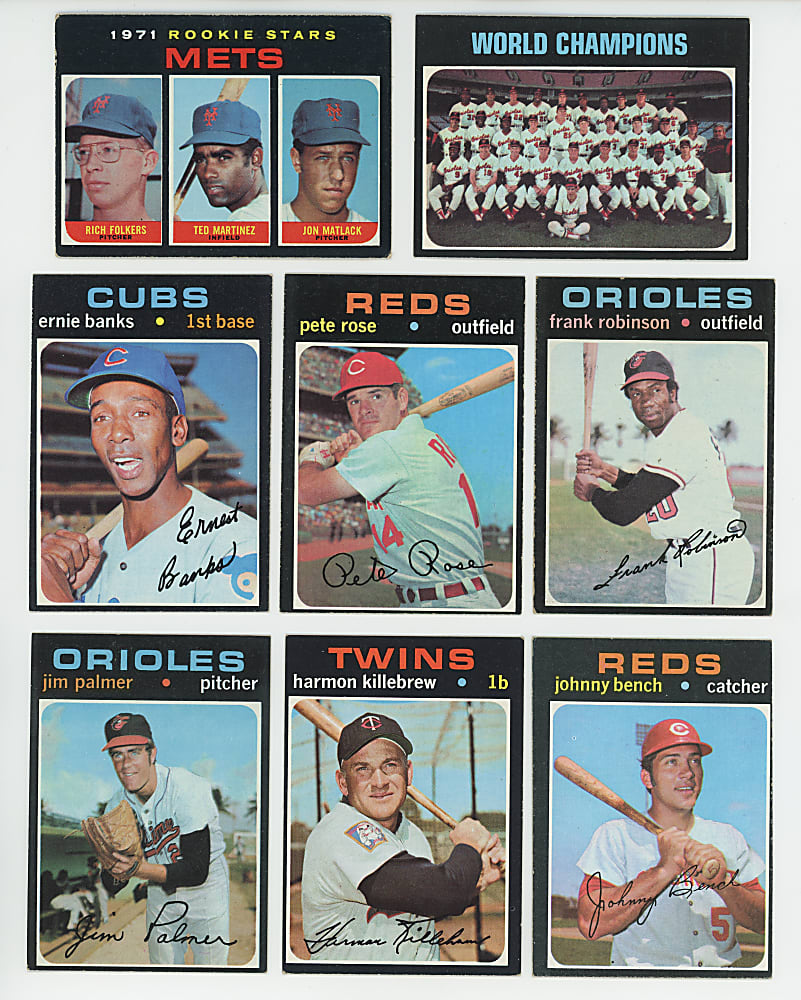 1971 Topps Complete Set (752) Plus Checklist Variation