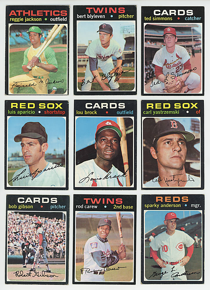 1971 Topps Complete Set (752) Plus Checklist Variation