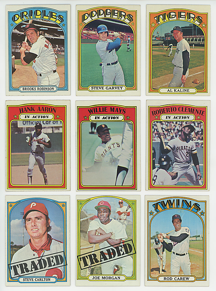 1972 Topps Complete Set (787) Plus (2) Variations