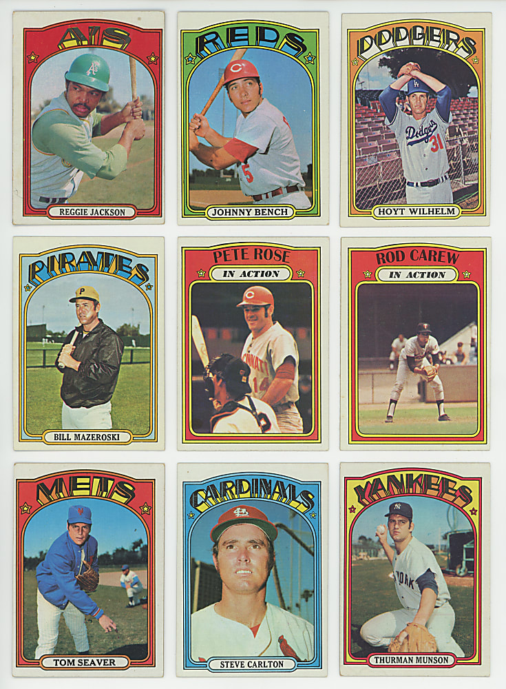 1972 Topps Complete Set (787) Plus (2) Variations