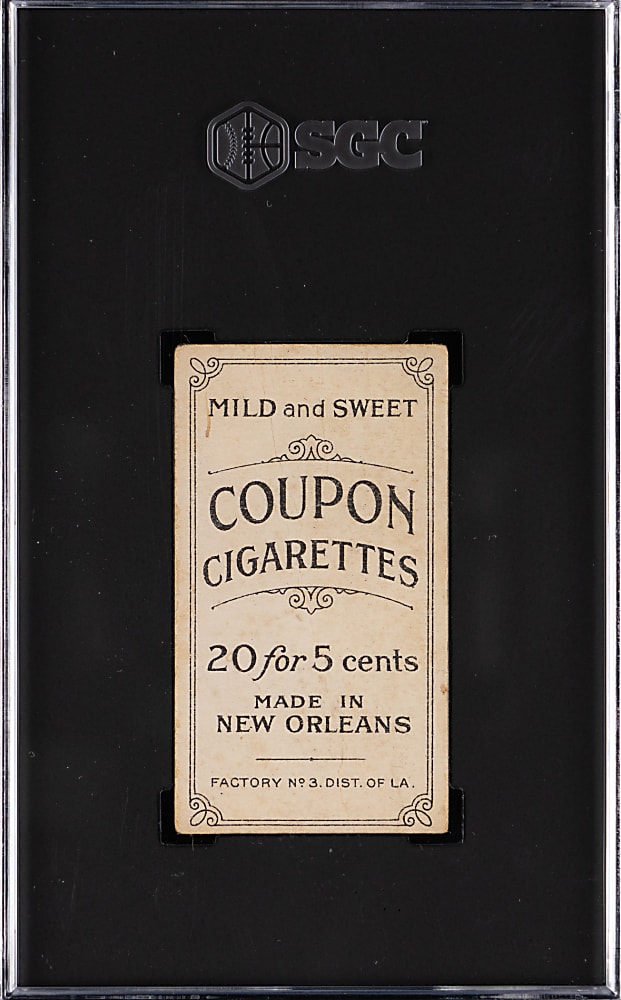 1914 T213-2 Coupon Cigarettes Eddie Collins, Chicago, "A" On Shirt SGC FAIR 1.5
