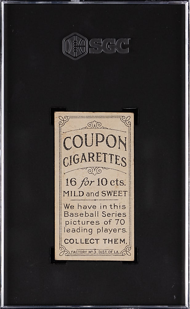 1919 T213-3 Coupon Cigarettes Chief Bender, Trees in Background SGC GOOD+ 2.5